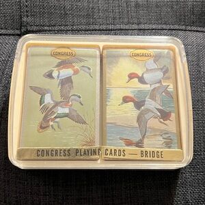 NWT Congress Bridge Playing Cards Beautiful Ducks by Harry P. Megargee